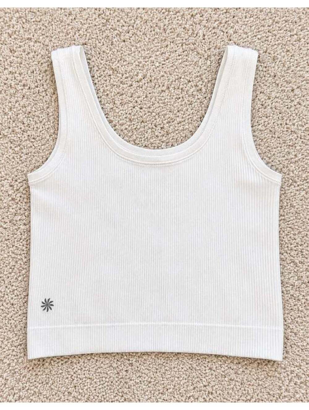 Athleta Ribbed Tank Top – Excellent Condition - White - Small